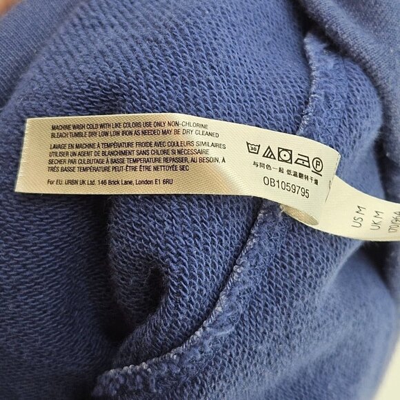 Free People Movement Ombre Metti Crew Sweatshirt Blue Women’s Size M Athleisure - Picture 10 of 13